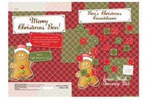 Gingerbread advent calendar